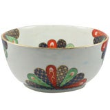 Large First Period Worcester Porcelain Bowl